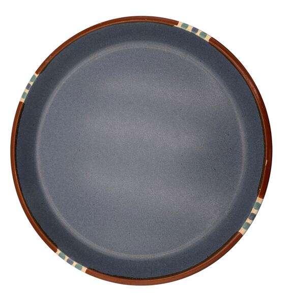 Dansk Blue Mesa Vintage Southwestern 10.5" Stoneware Dinner Plate - Picture 1 of 4